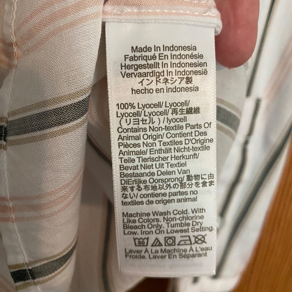 NWT MADEWELL Striped Button-Up Shirt - Picture 9 of 10